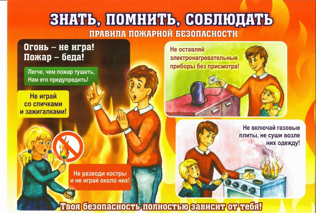Профилактика пожаров по причине детской шалости с огнем..
